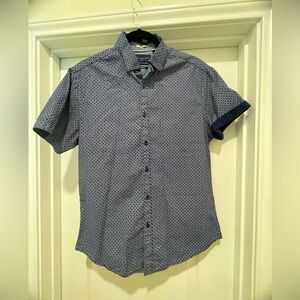 *MENS CASUAL BUTTON DOWN* Navy Blue SlimFit